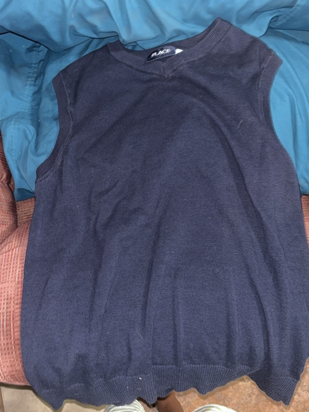 Place Navy Sleeveless Knit Vest